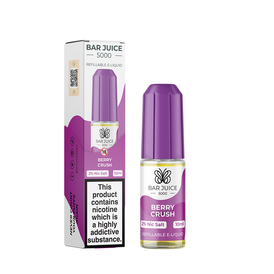 Berry Crush Nic Salt E-Liquid by Bar Juice 5000