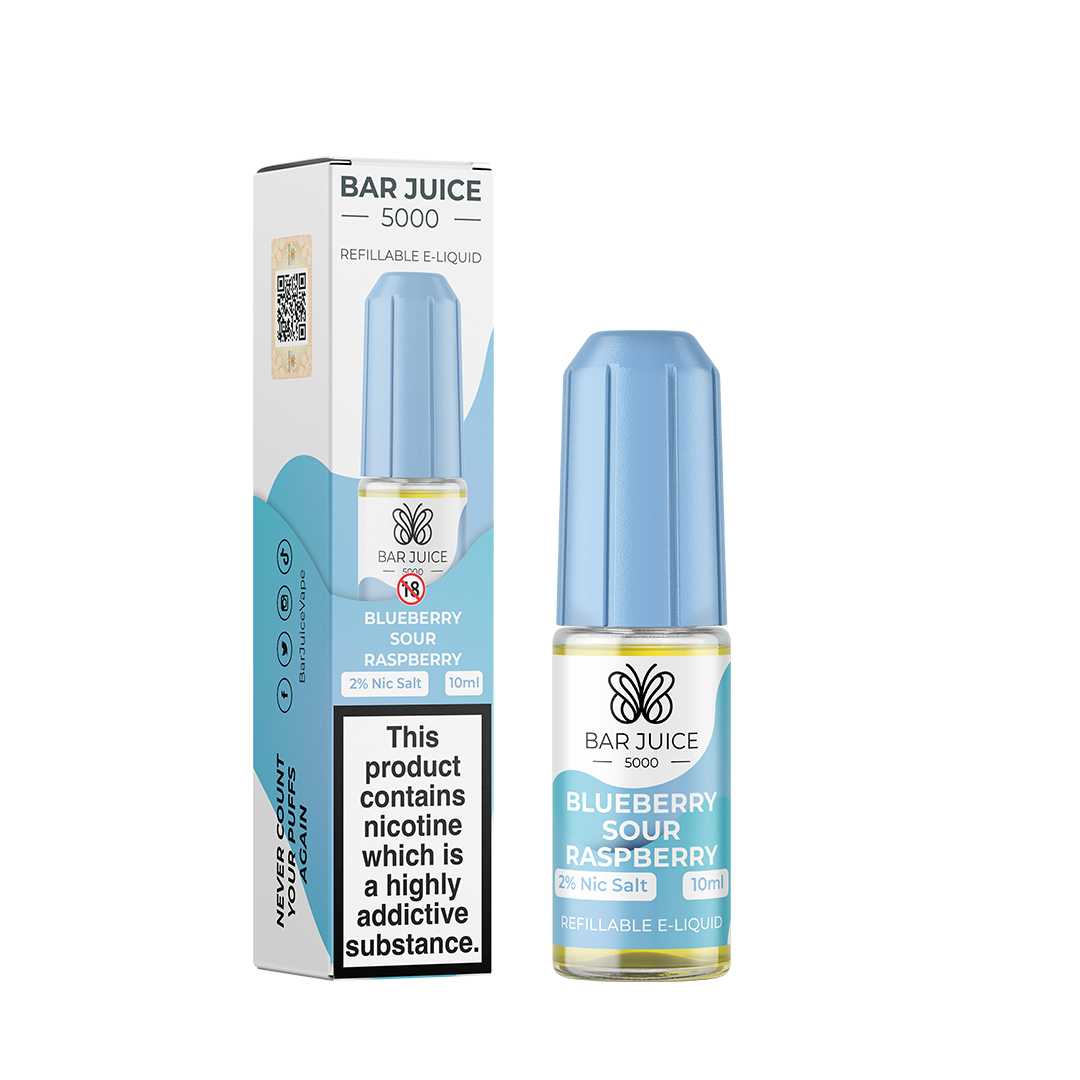 Blueberry Sour Raspberry Nic Salt E-Liquid by Bar Juice 5000