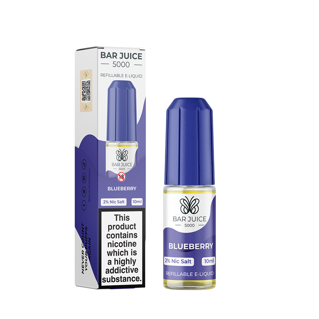 Blueberry Nic Salt E-Liquid by Bar Juice 5000