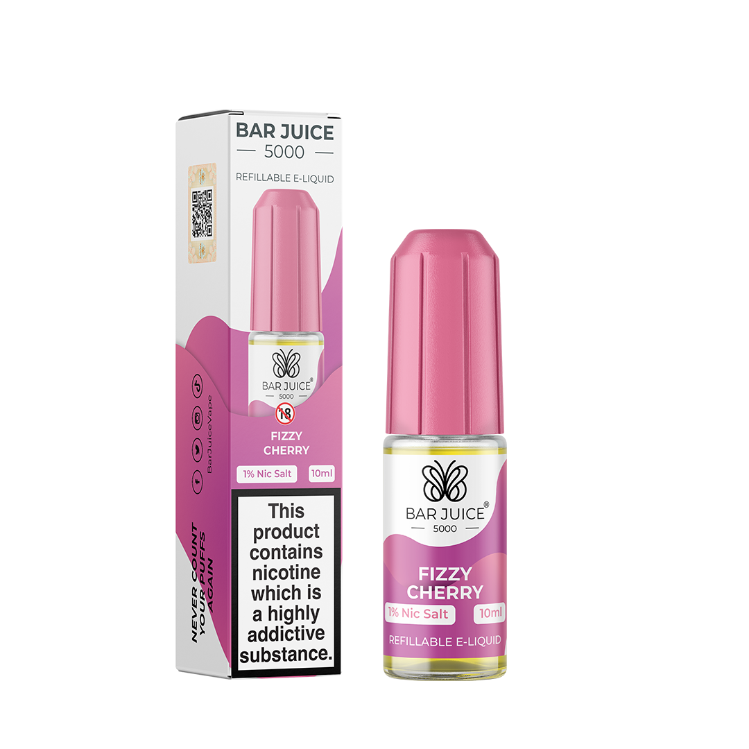 Fizzy Cherry Nic Salt E-Liquid by Bar Juice 5000