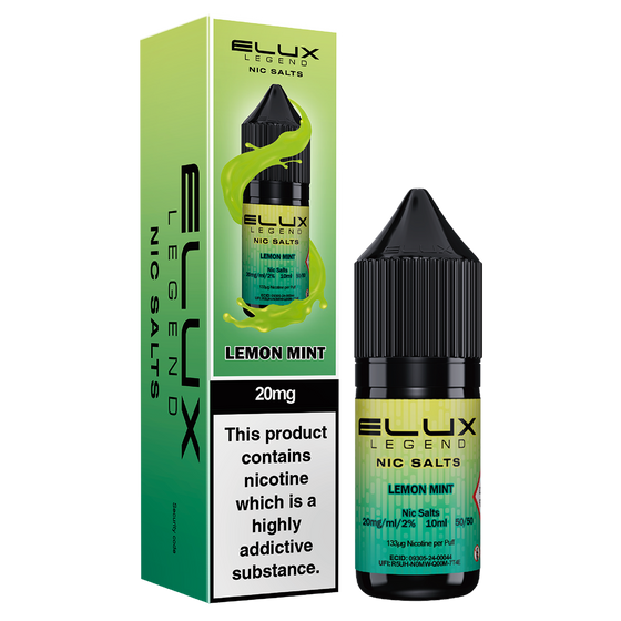 Lemon Mint Nic Salt E-Liquid by Elux Legend
