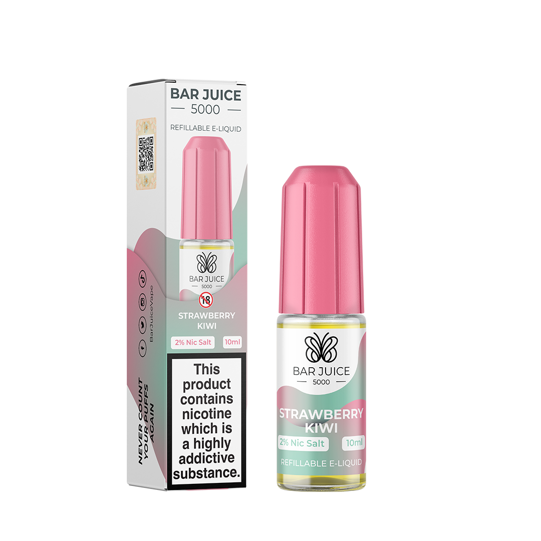 Strawberry Kiwi Nic Salt E-Liquid by Bar Juice 5000