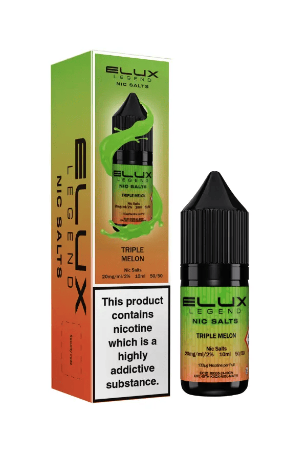 Triple Melon Nic Salt E-Liquid by Elux Legend