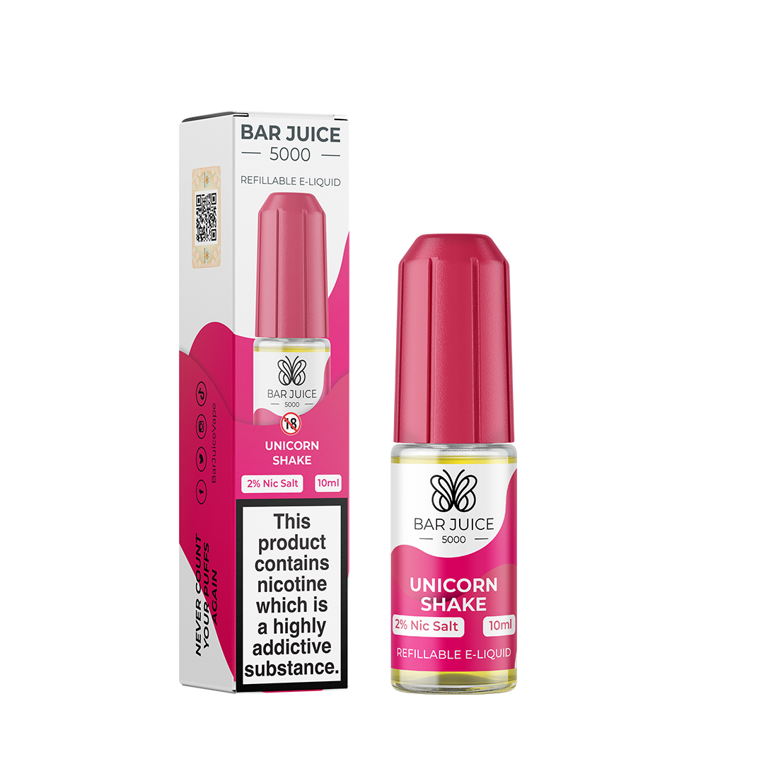 Unicorn Shake Nic Salt E-Liquid by Bar Juice 5000