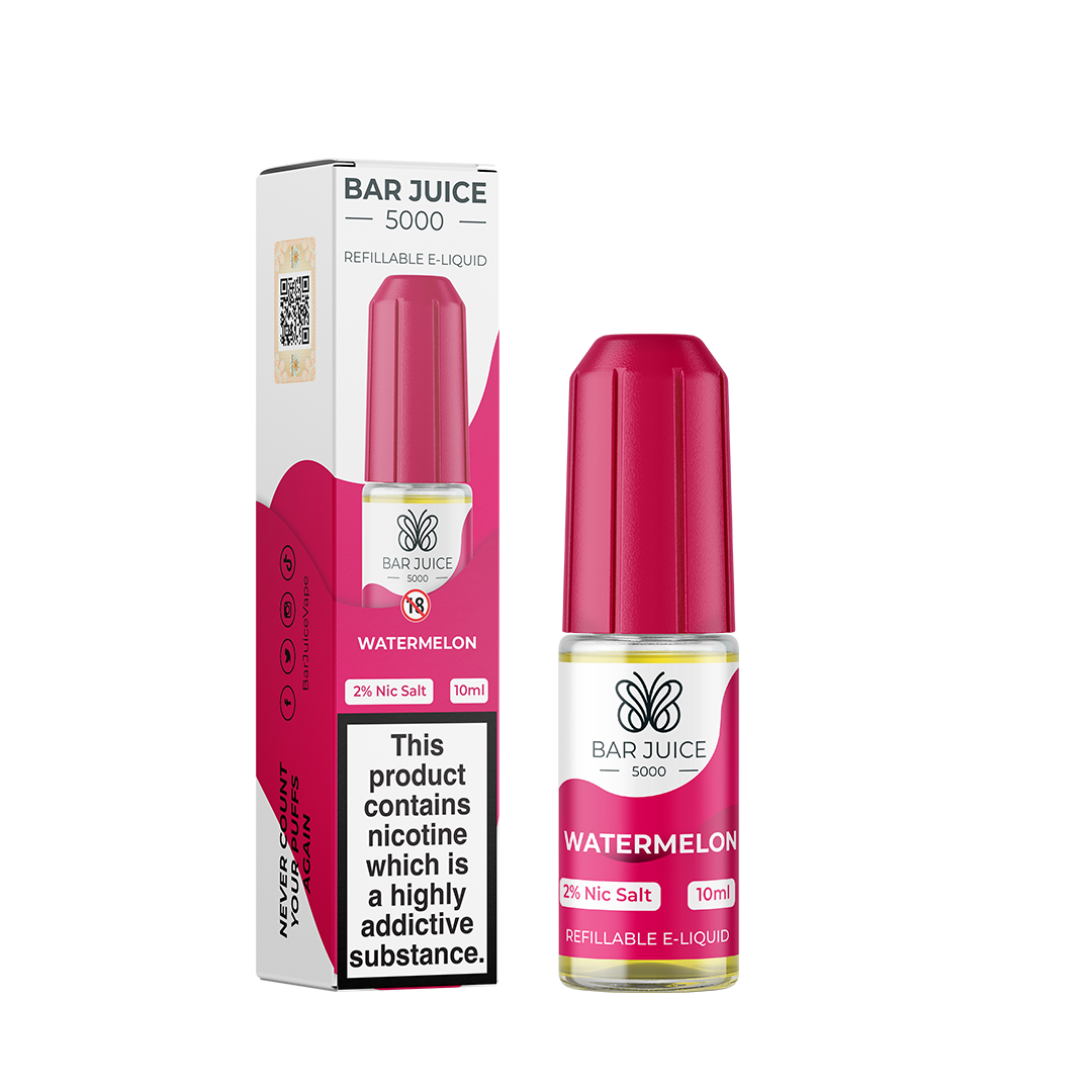 Watermelon Nic Salt E-Liquid by Bar Juice 5000
