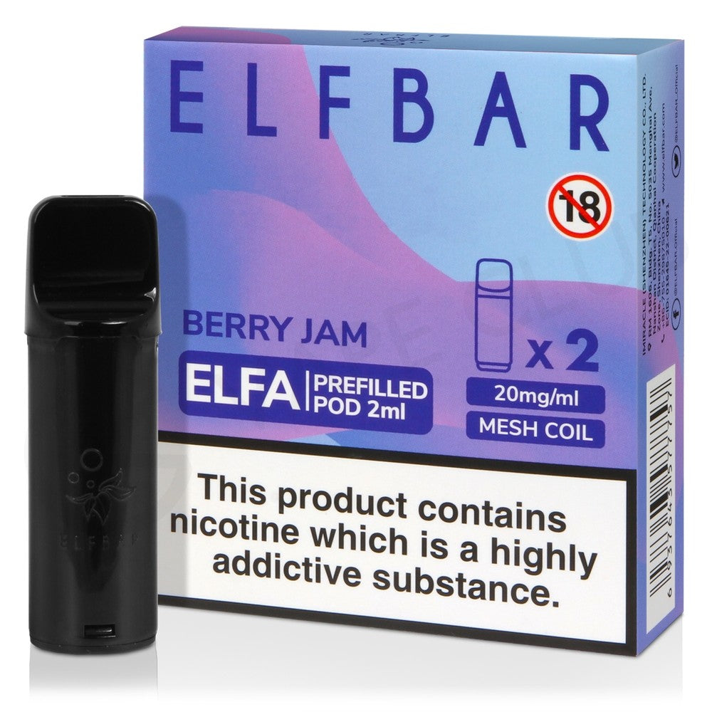 Berry Jam Elf Bar Elfa Prefilled Pod
