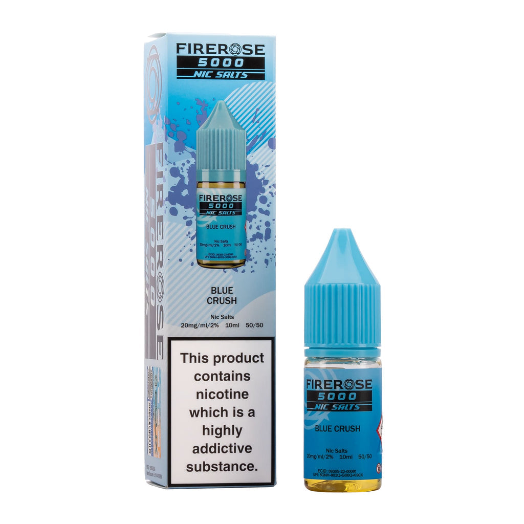 Blue Crush Nic Salt E-Liquid by Elux Firerose 5000