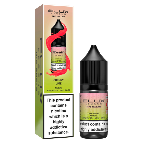 Cherry Lime Nic Salt E-Liquid by Elux Legend