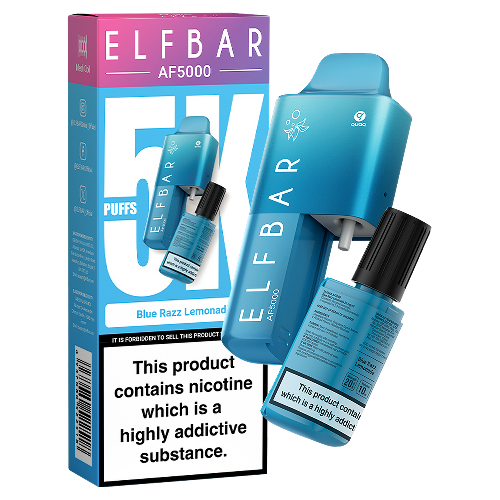 Blue Razz Lemonade Elfbar AF5000 Vape Kit