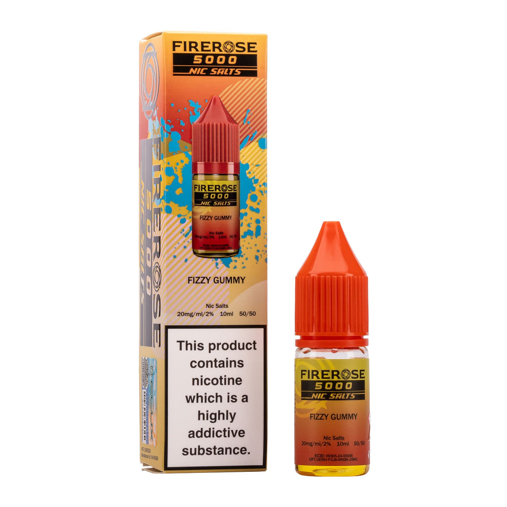 Fizzy Gummy Nic Salt E-Liquid by Elux Firerose 5000