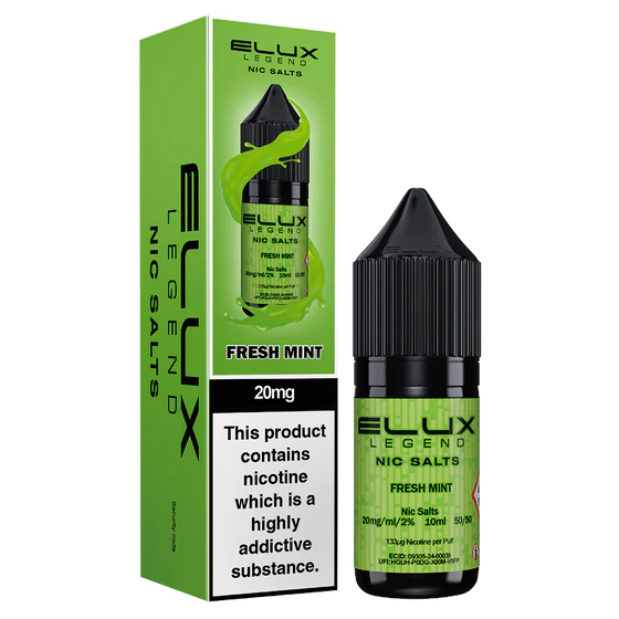 Fresh Mint Nic Salt E-Liquid by Elux Legend