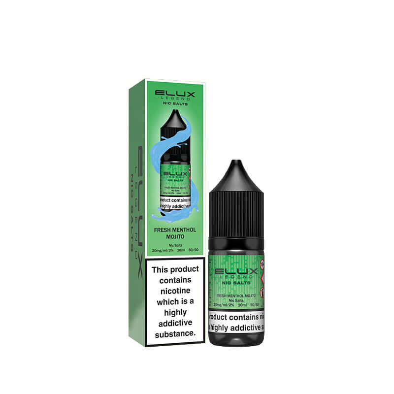 Fresh Menthol Mojito Nic Salt E-Liquid by Elux Salts