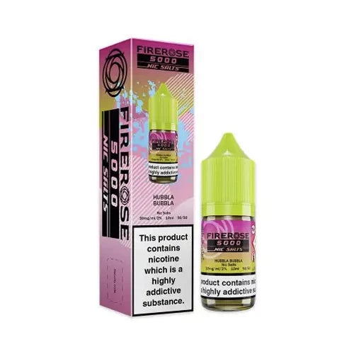 Hubbla Bubbla Nic Salt E-Liquid by Elux Firerose 5000