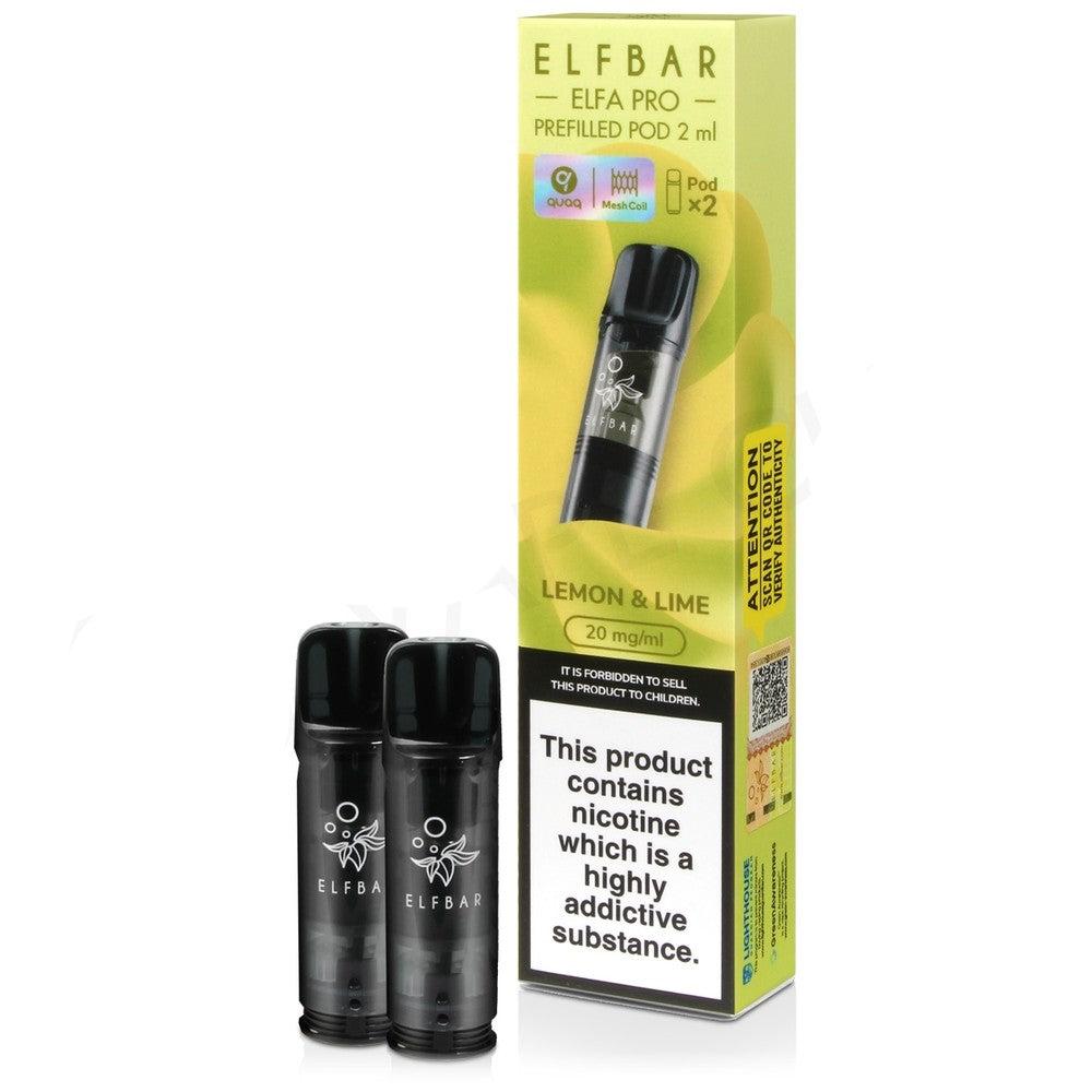 Lemon & Lime Elfa Bar Elfa Pro Prefilled Pod