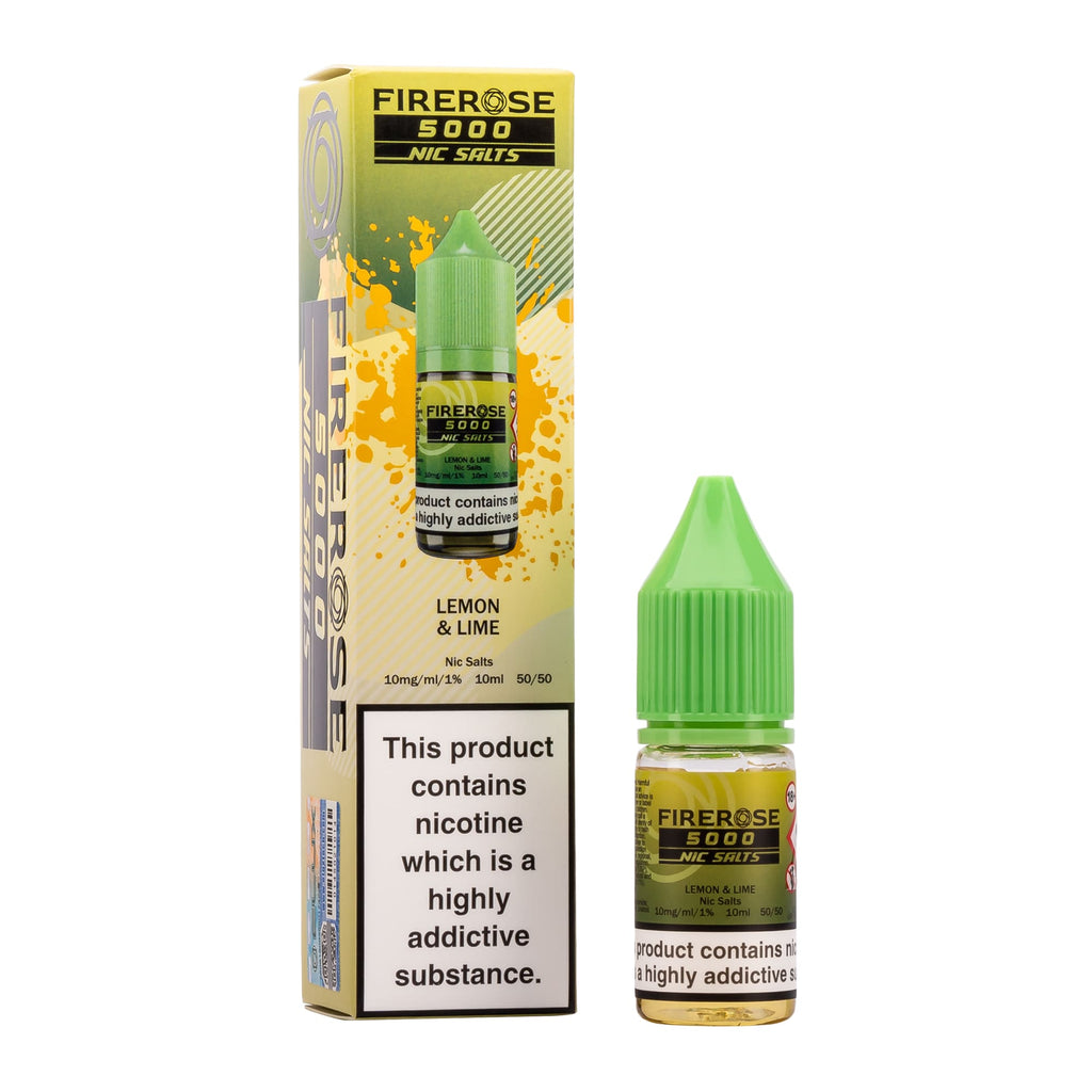 Lemon & Lime Nic Salt E-Liquid by Elux Firerose 5000