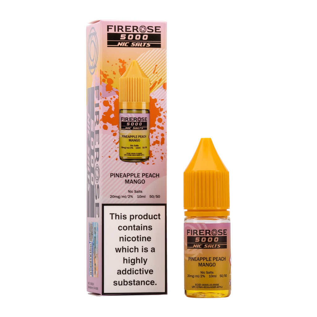 Pineapple Peach Mango Nic Salt E-Liquid by Elux Firerose 5000