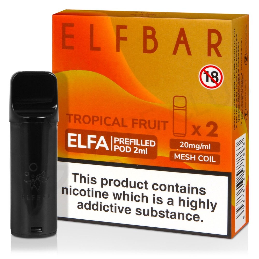 Tropical Fruit Elf Bar Elfa Prefilled Pod