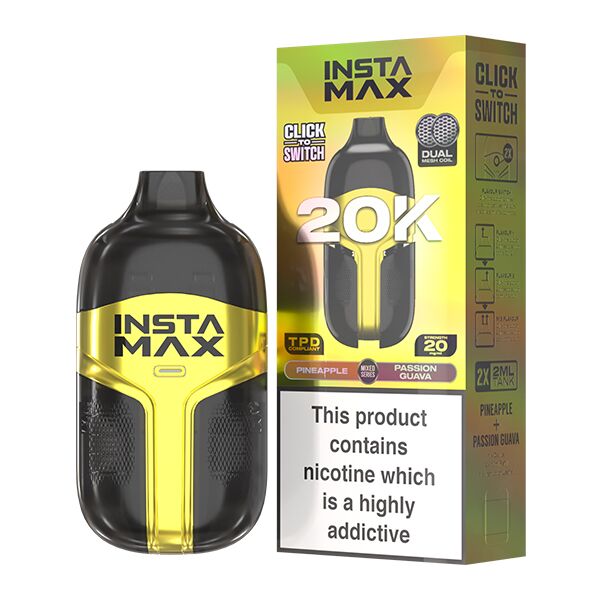 Pineapple Passion Guava Insta Max 20k Disp Vape