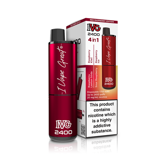 4 in 1 Multi Flavour Red Raspberry Edition