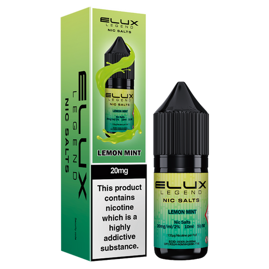 Lemon Mint Nic Salt E-Liquid by Elux Legend
