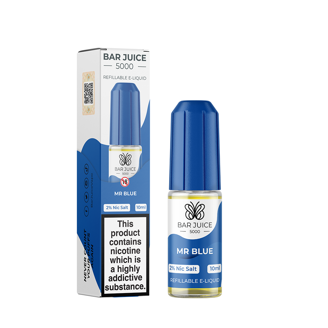 Mr Blue Nic Salt E-Liquid by Bar Juice 5000
