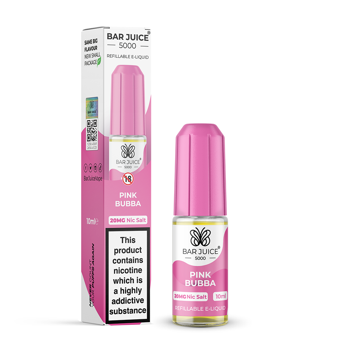 Pink Bubba Nic Salt E-Liquid by Bar Juice 5000