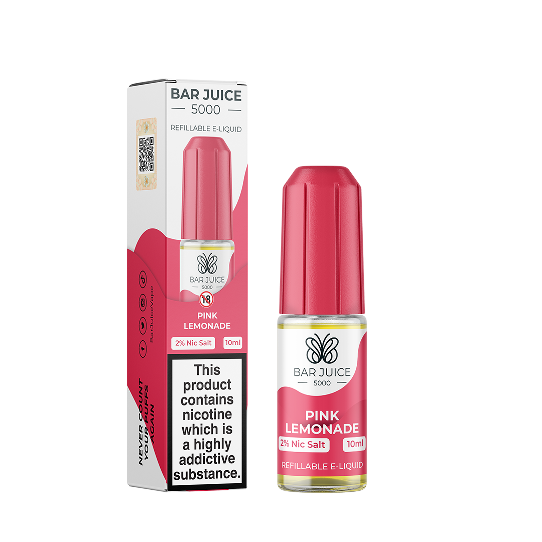 Pink Lemonade Nic Salt E-Liquid by Bar Juice 5000