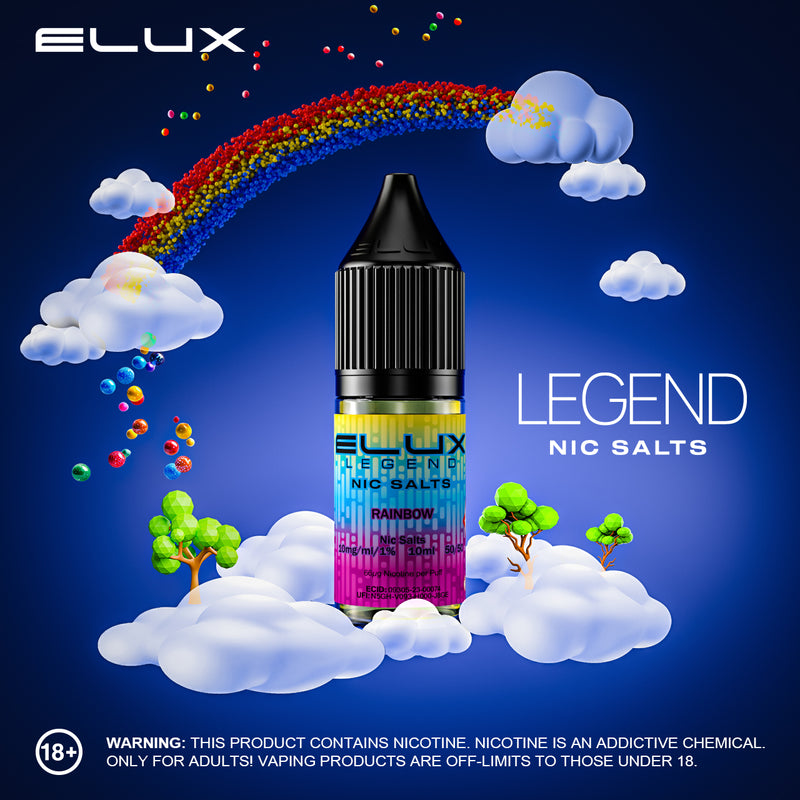 Rainbow Nic Salt E-Liquid by Elux Legend