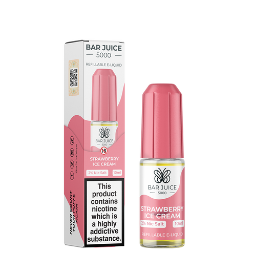 Strawberry Ice Cream Nic Salt E-Liquid by Bar Juice 5000