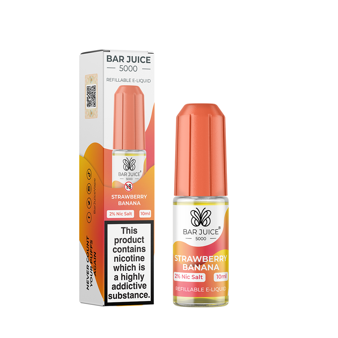 Strawberry Banana Nic Salt E-Liquid by Bar Juice 5000