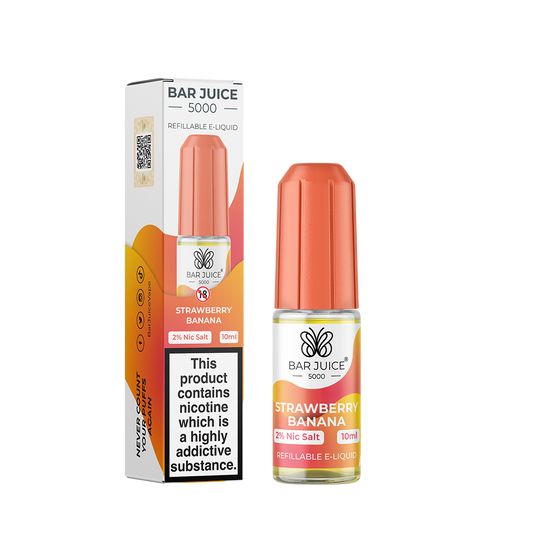Strawberry Banana Nic Salt E-Liquid by Bar Juice 5000