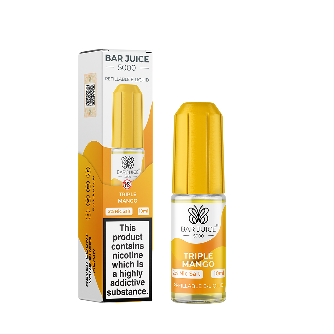 Triple Mango Nic Salt E-Liquid by Bar Juice 5000