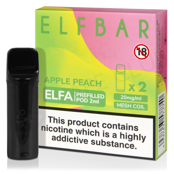 Apple Peach Elf Bar Elfa Prefilled Pod