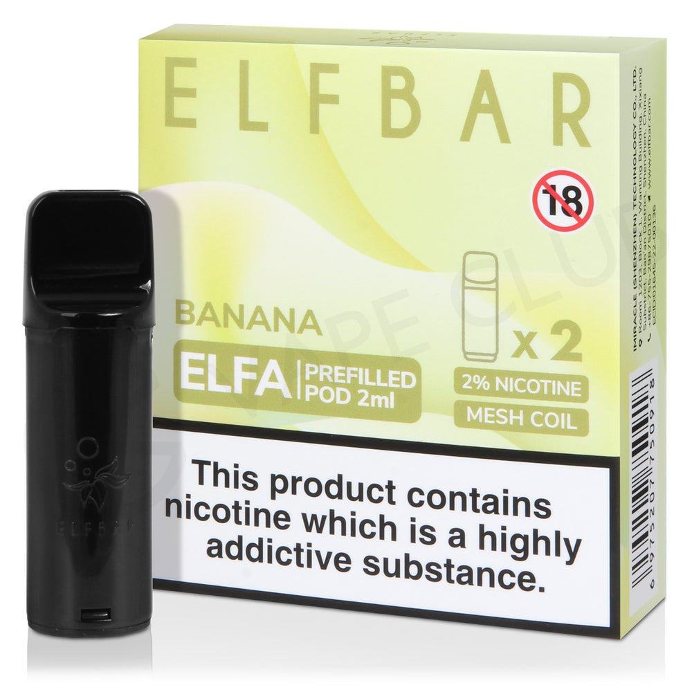 Banana Elf Bar Elfa Prefilled Pod