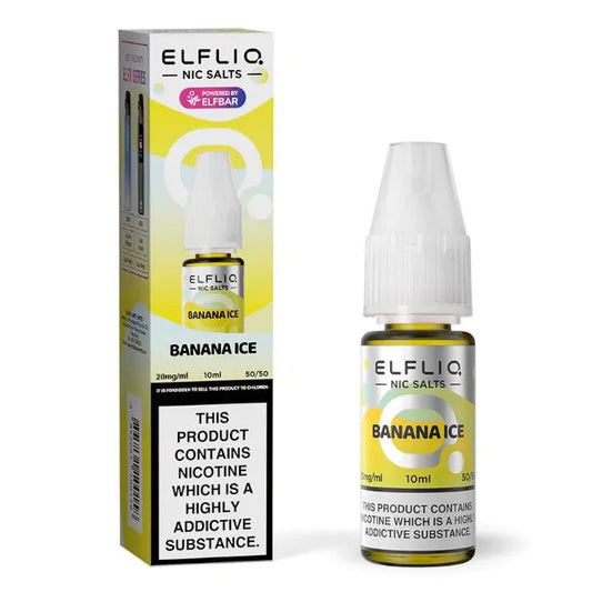 Banana Ice Nic Salt E-Liquid by ELFBAR Elfliq