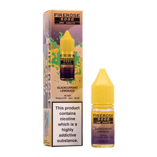 Blackcurrant Lemonade Nic Salt E-Liquid by Elux Firerose 5000