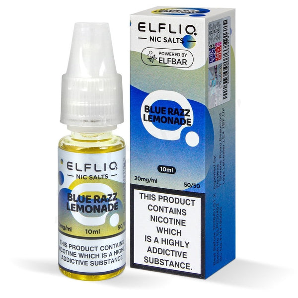 Blue Razz Lemonade Nic Salt E-Liquid by Elf Bar Elfliq