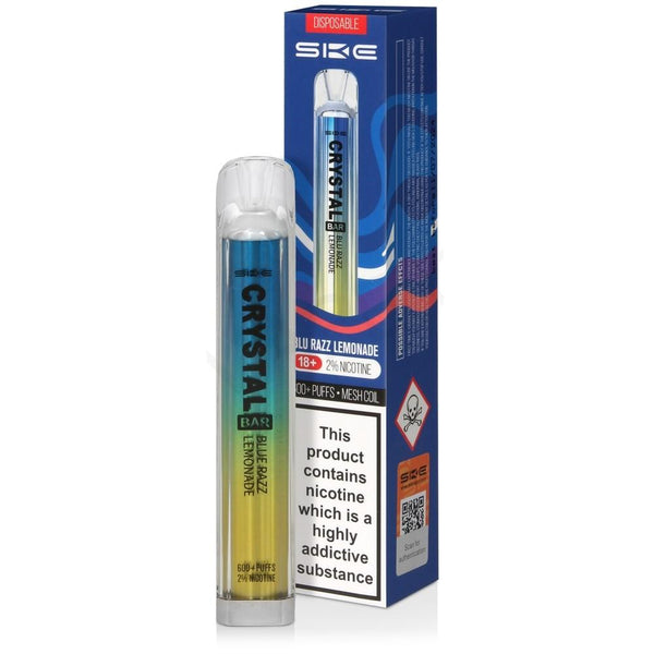 Blue Razz Lemonade Crystal Bar Disposable Vape