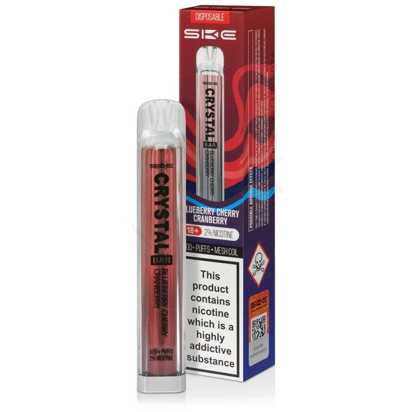 Blueberry Cherry Cranberry Crystal Bar Disposable Vape