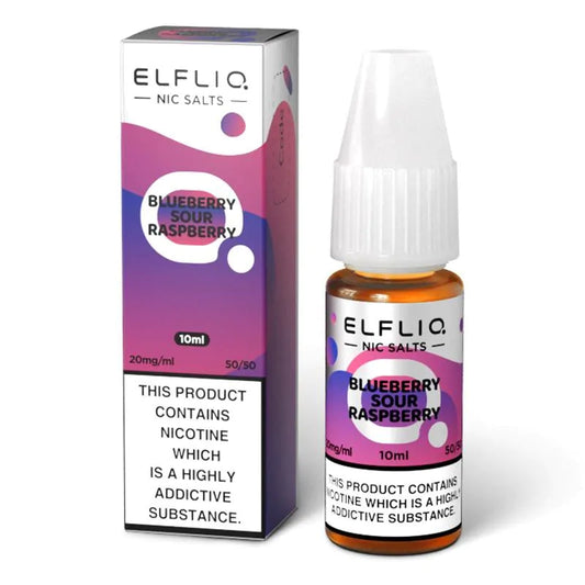 Blueberry Sour Raspberry Nic Salt E-Liquid by ELFBAR Elfliq