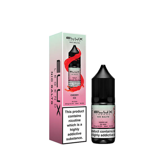Cherry Ice Nic Salt E-Liquid by Elux Legend