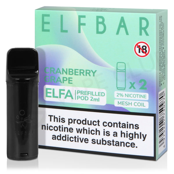 Cranberry Grape Elf Bar Elfa Prefilled Pod