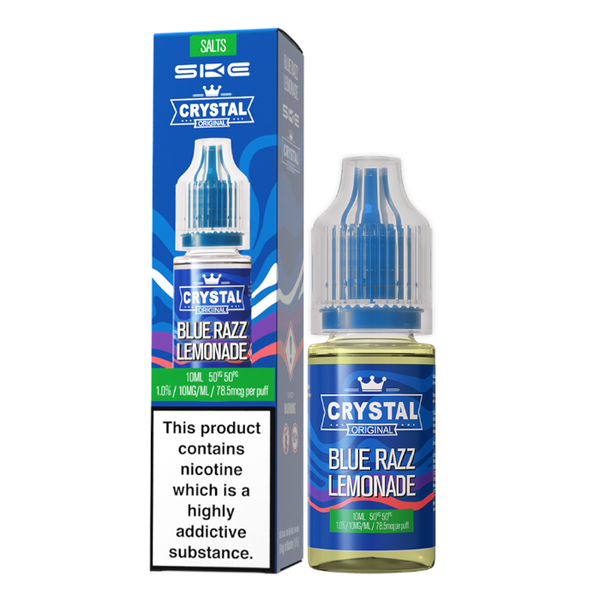 Crystal Nic Salts - Blue Razz Lemonade - 10ml