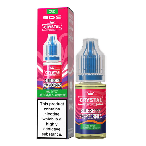 Crystal Nic Salts - Blueberry Raspberries - 10ml