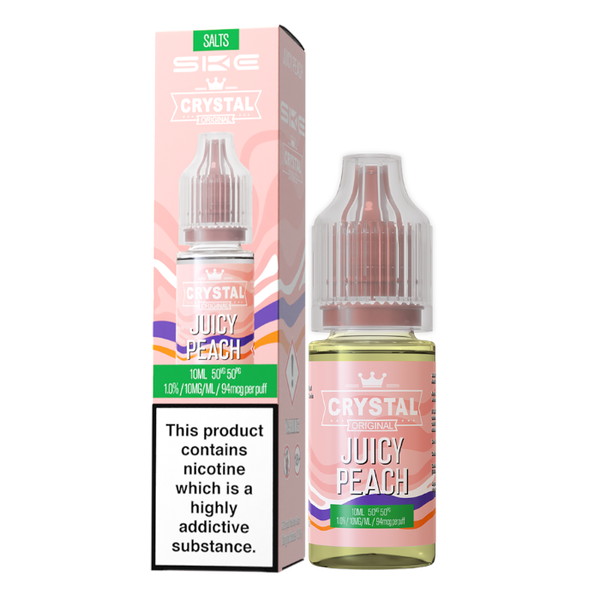 Crystal Nic Salts - Juicy Peach - 10ml