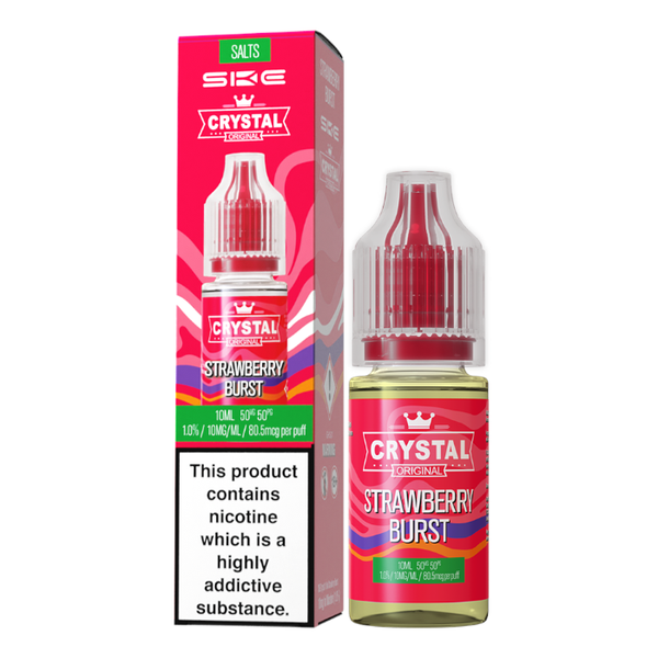 Crystal Nic Salts - Strawberry Burst - 10ml