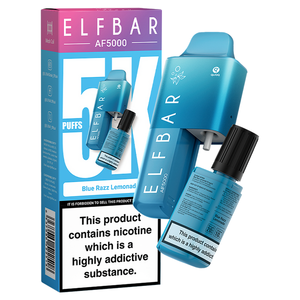 Blue Razz Lemonade Elfbar AF5000 Vape Kit