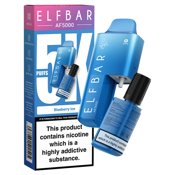 Blueberry Ice Elfbar AF5000 Vape Kit