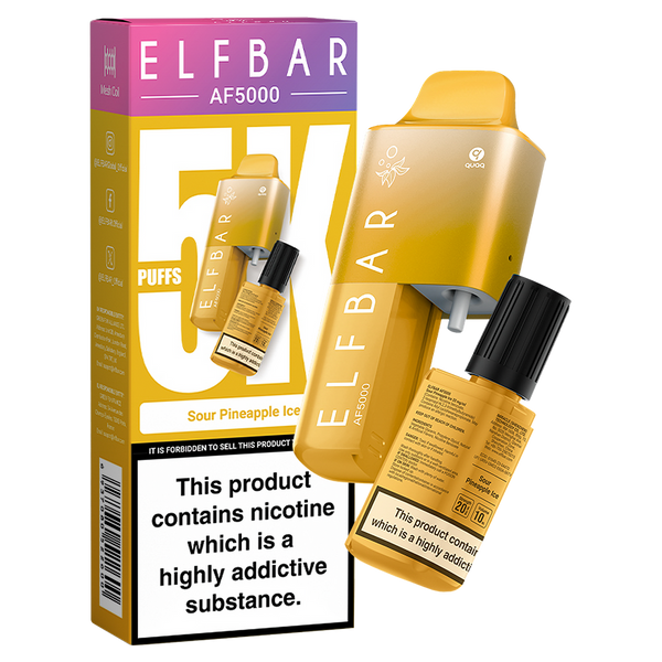 Sour Pineapple Ice Elfbar AF5000 Vape Kit