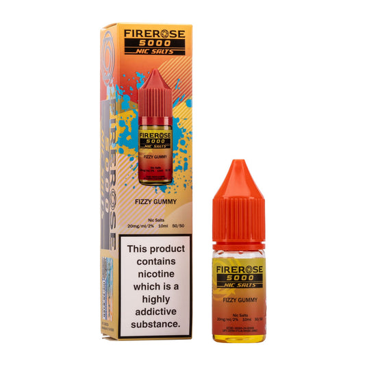 Fizzy Gummy Nic Salt E-Liquid by Elux Firerose 5000